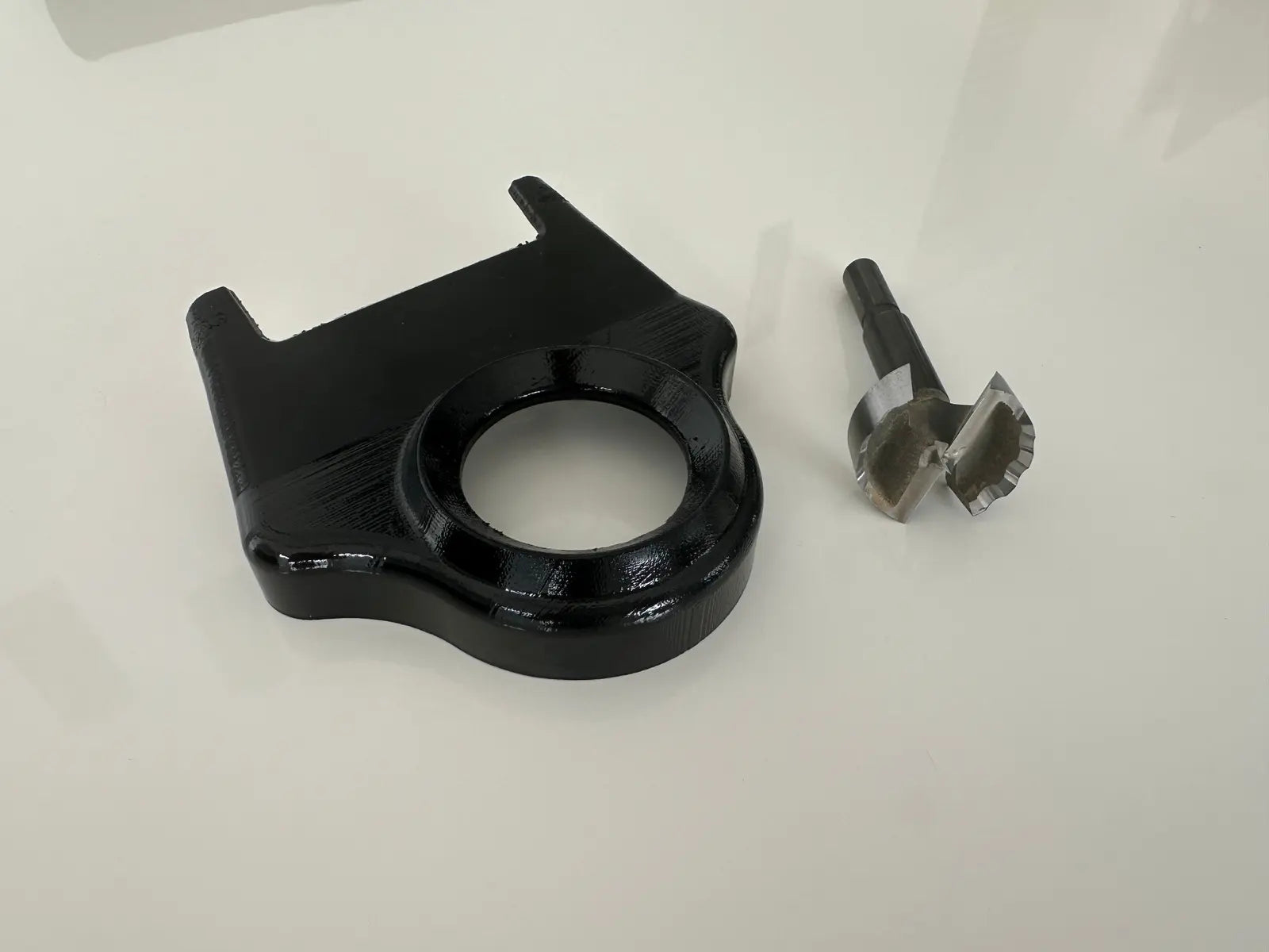 Physical XtraHand V2 prototype component with cutting tool