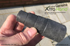 Close-up of the Genuine XtraHand® Professional Flexible Hose Adapter showing the tapered leading edges on each stepped section. The tapered design makes fitting quicker and easier while reducing stress on vacuum hoses, dust extractors and power tool connections.